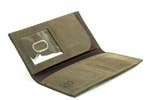 Gator Print Pebbled Grain Water Buffalo Rodeo Wallet 1726