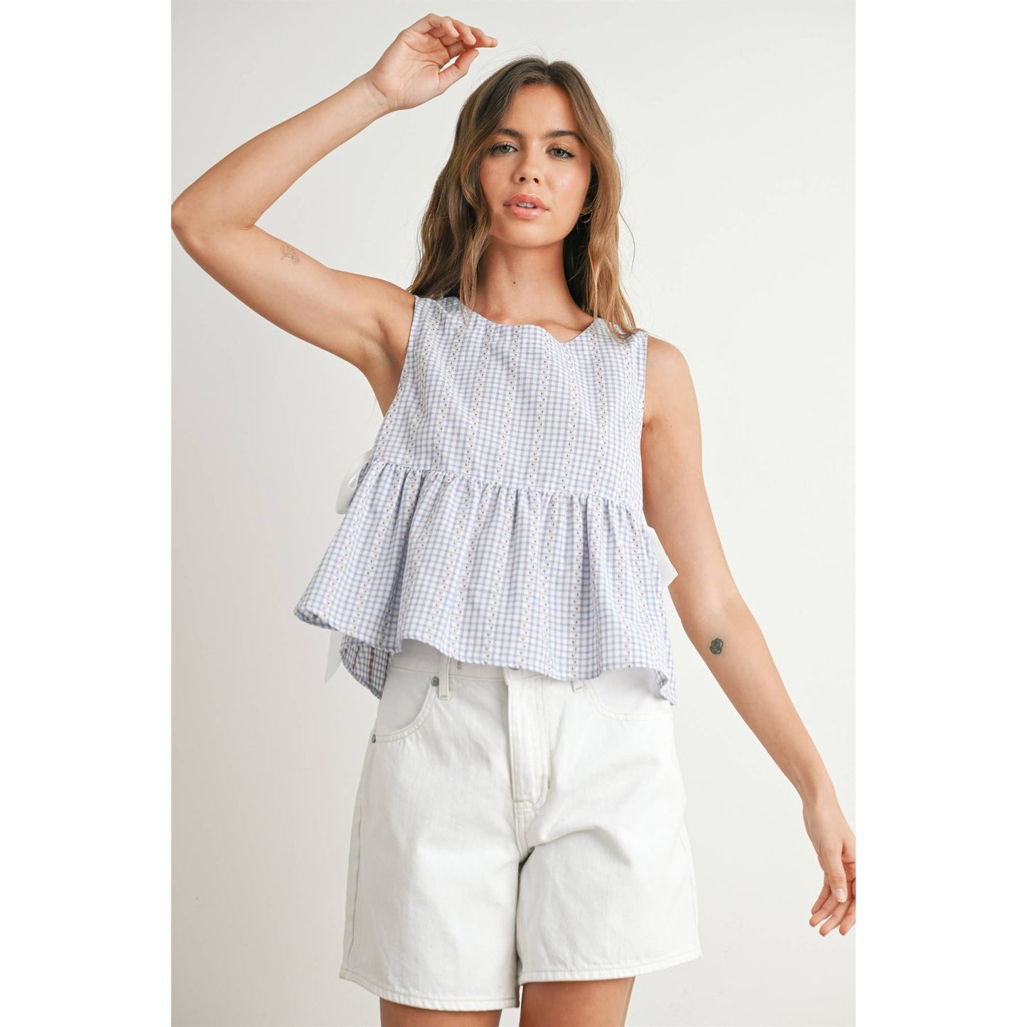 Sky Meadow Peplum Top - BMT7750