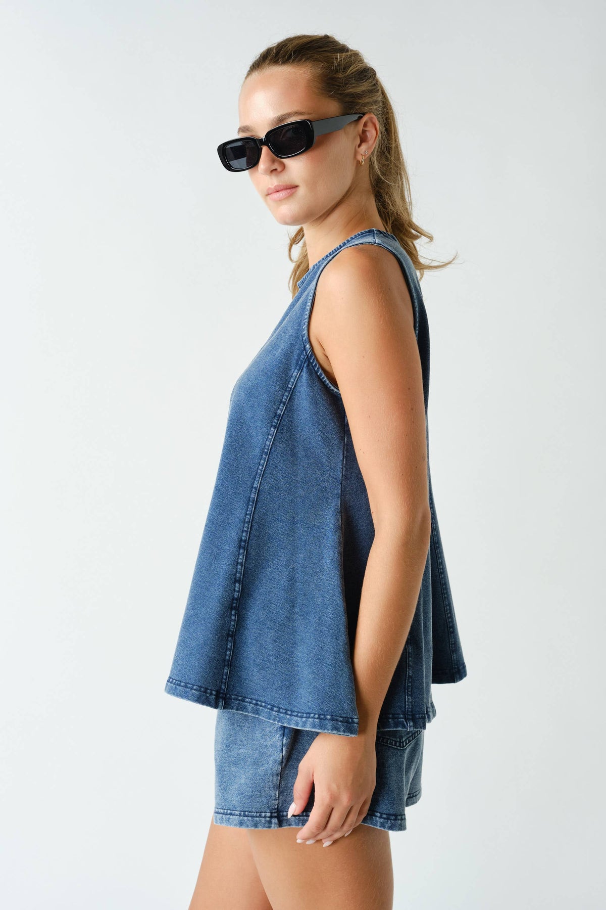 Monterey Soft-Wash Stretch-Denim Leisure Set