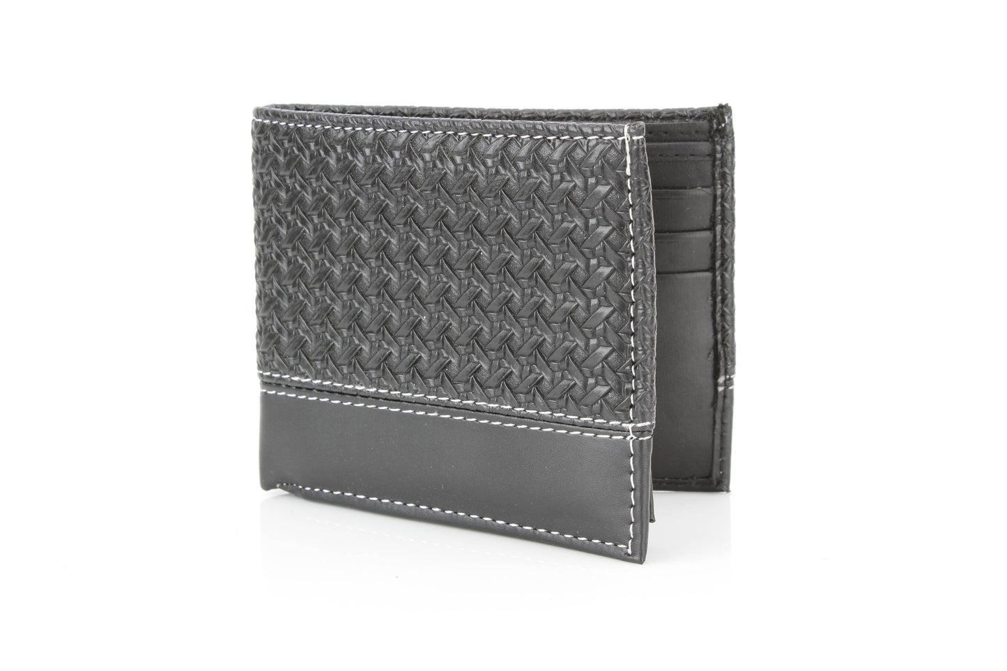 Vegan Braided Wallet with Plain Strip VL 901