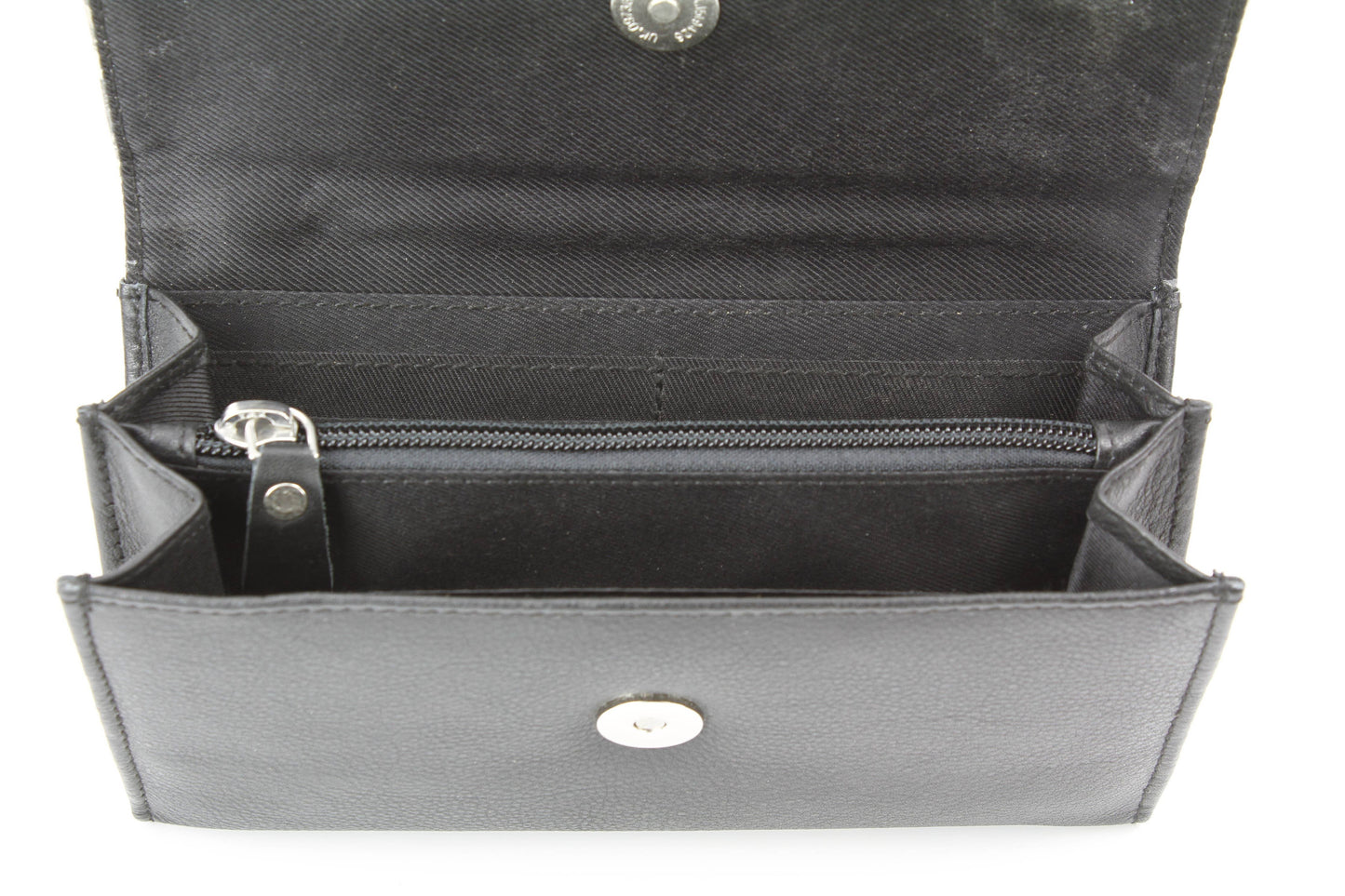 Women’s Brown Leather Grey Floral Clutch ABLW 18-2525