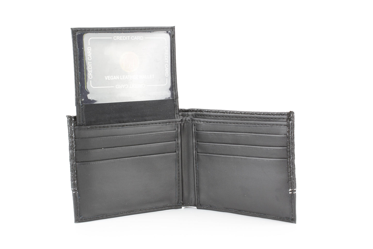 Vegan Braided Wallet with Plain Strip VL 901