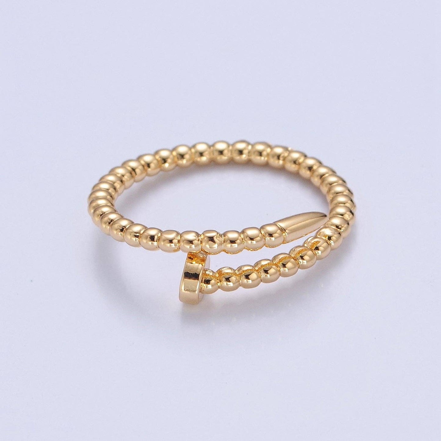 Dainty Twisted Rope Ring 14k Gold Filled Wrap Ring O-2141