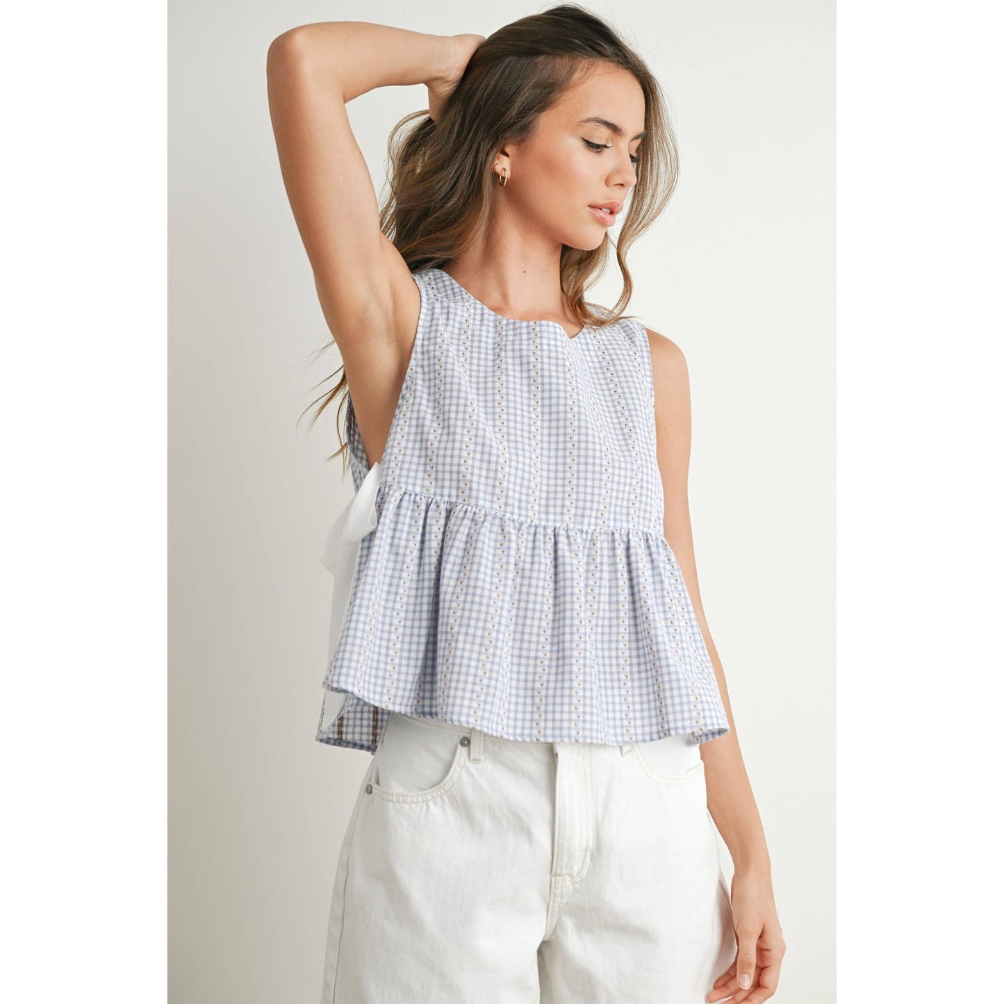 Sky Meadow Peplum Top - BMT7750
