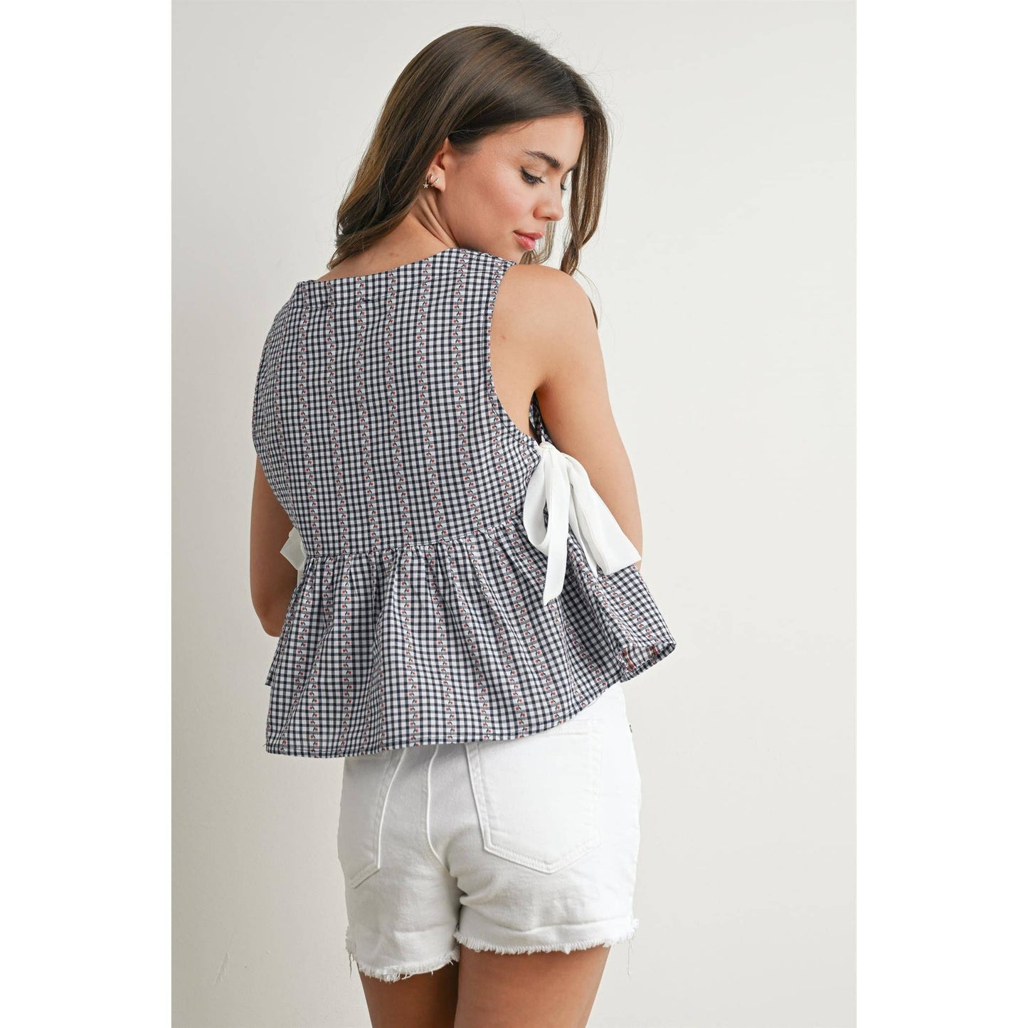 Sky Meadow Peplum Top - BMT7750