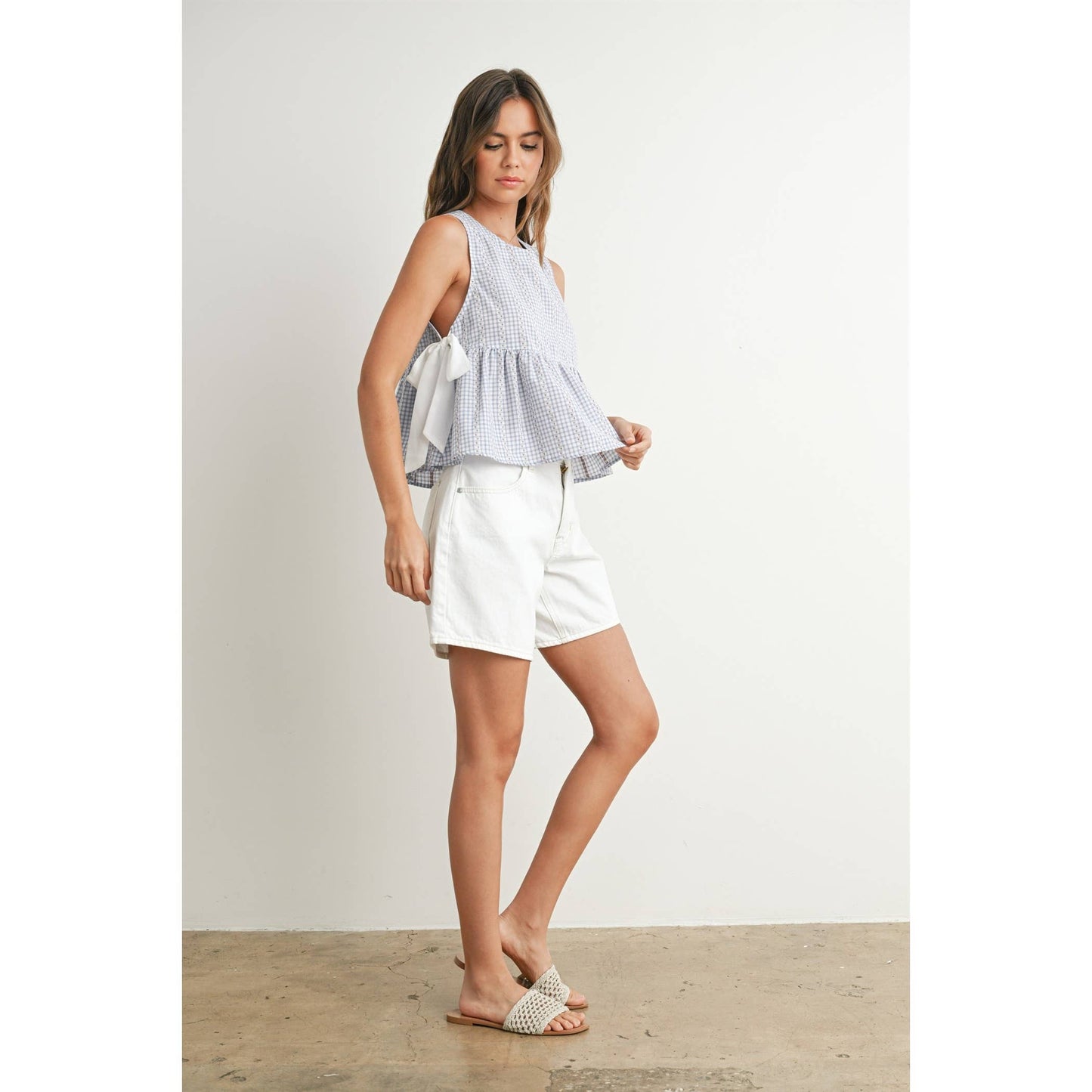 Sky Meadow Peplum Top - BMT7750