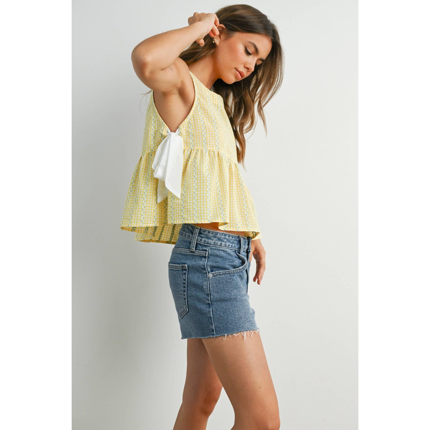 Sky Meadow Peplum Top - BMT7750