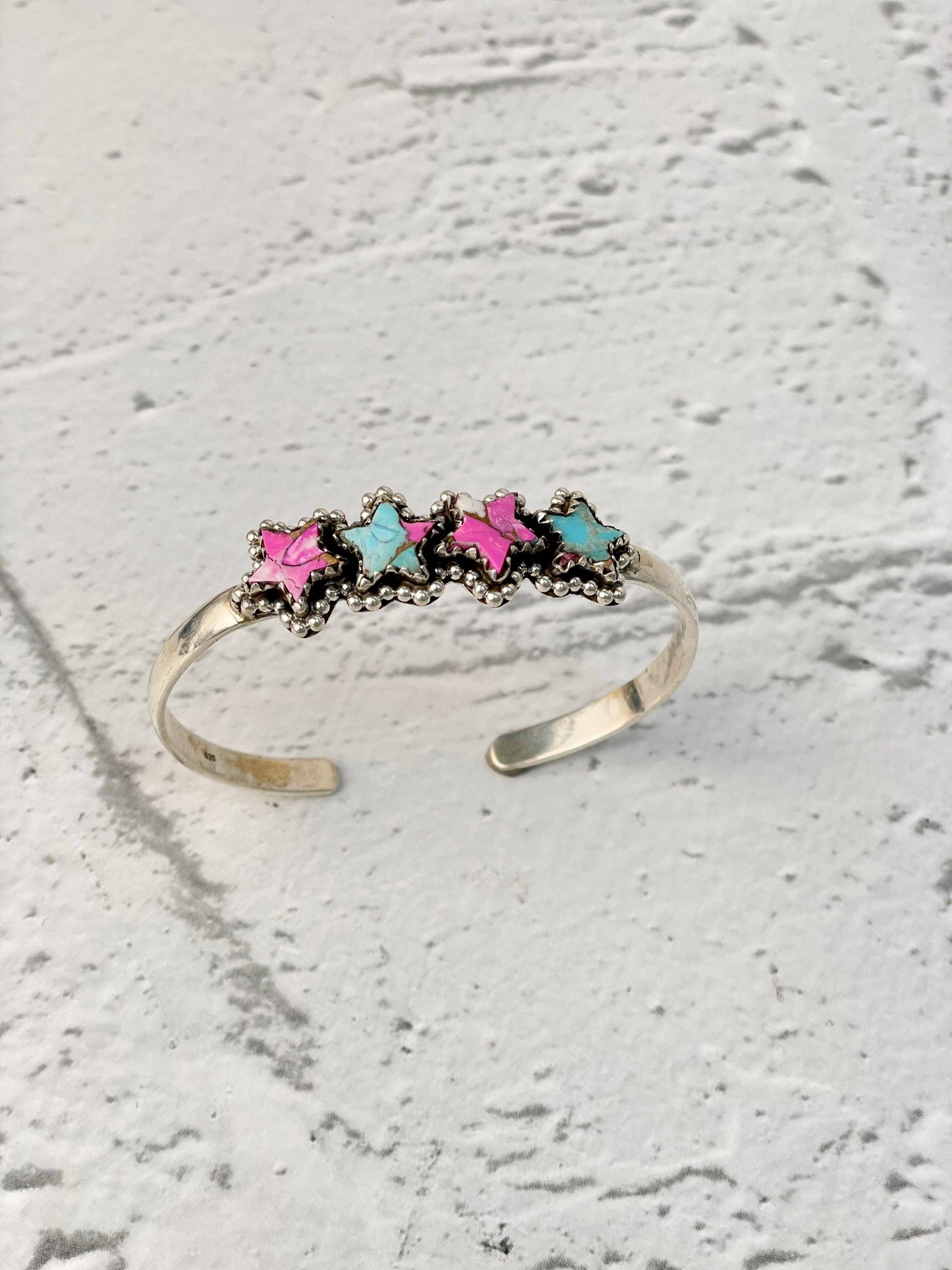 Cotton Candy Star Bar Cuff