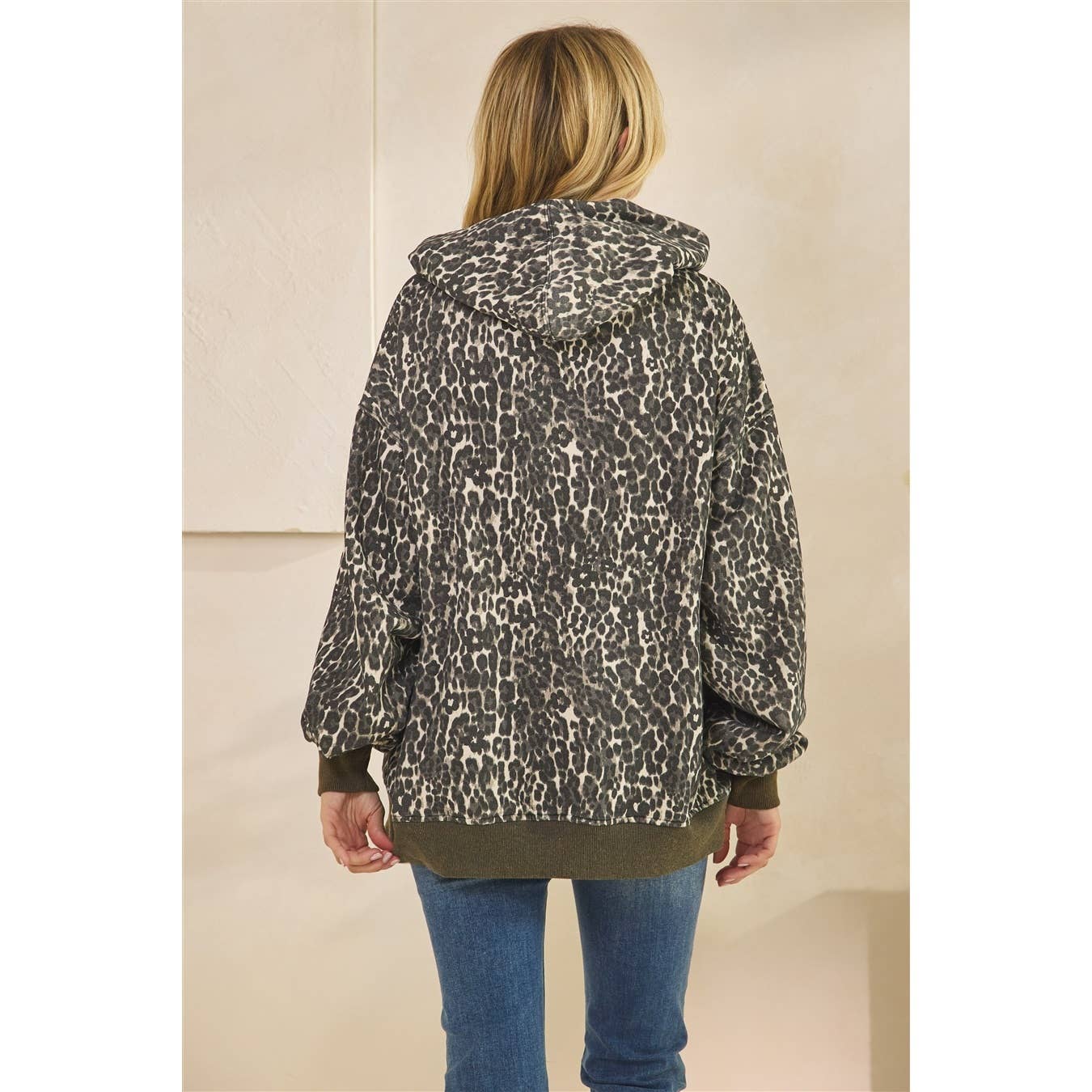 Printed Fleece Hoodie