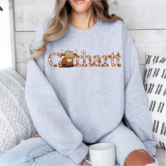 Carhartt Cow Tshirt/Crewneck